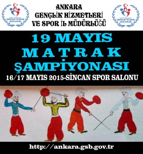 19 mayis matrak sampiyonasi ankara